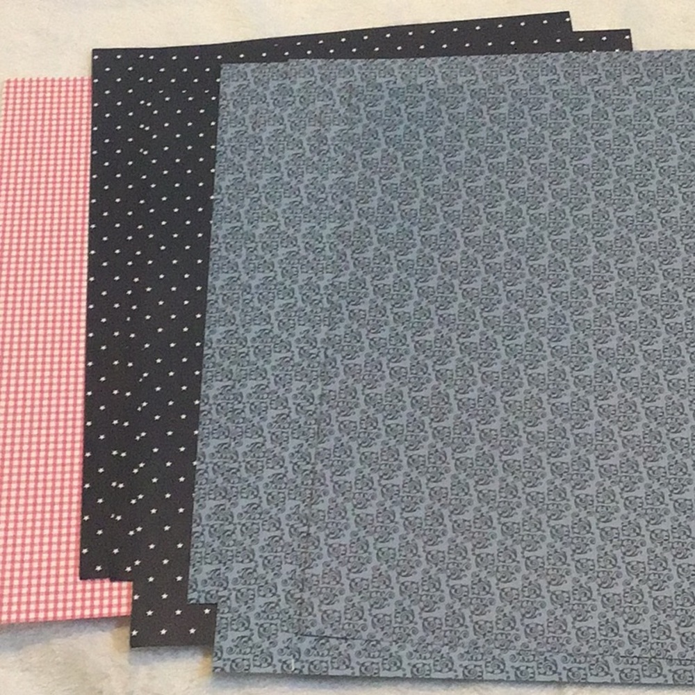 9 pieces Creative Memories Mixed Paper Bundle